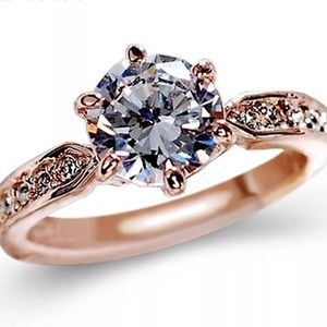 Rose Gold Engagement/Wedding Ring